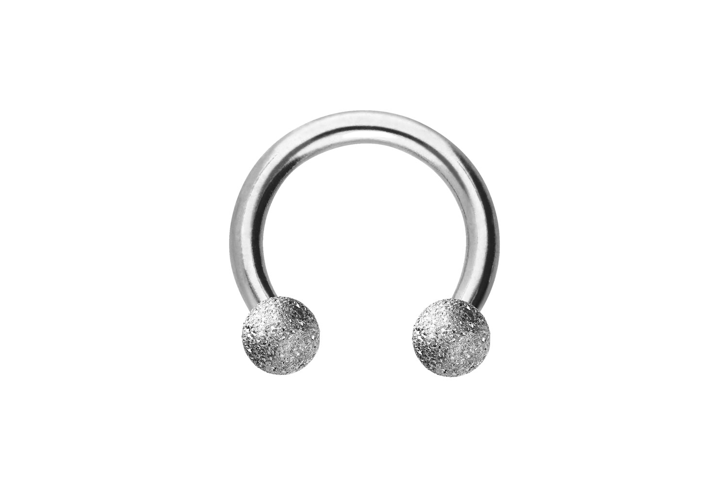Chirurgenstahl Hufeisenring Piercing DIAMANTOPTIK